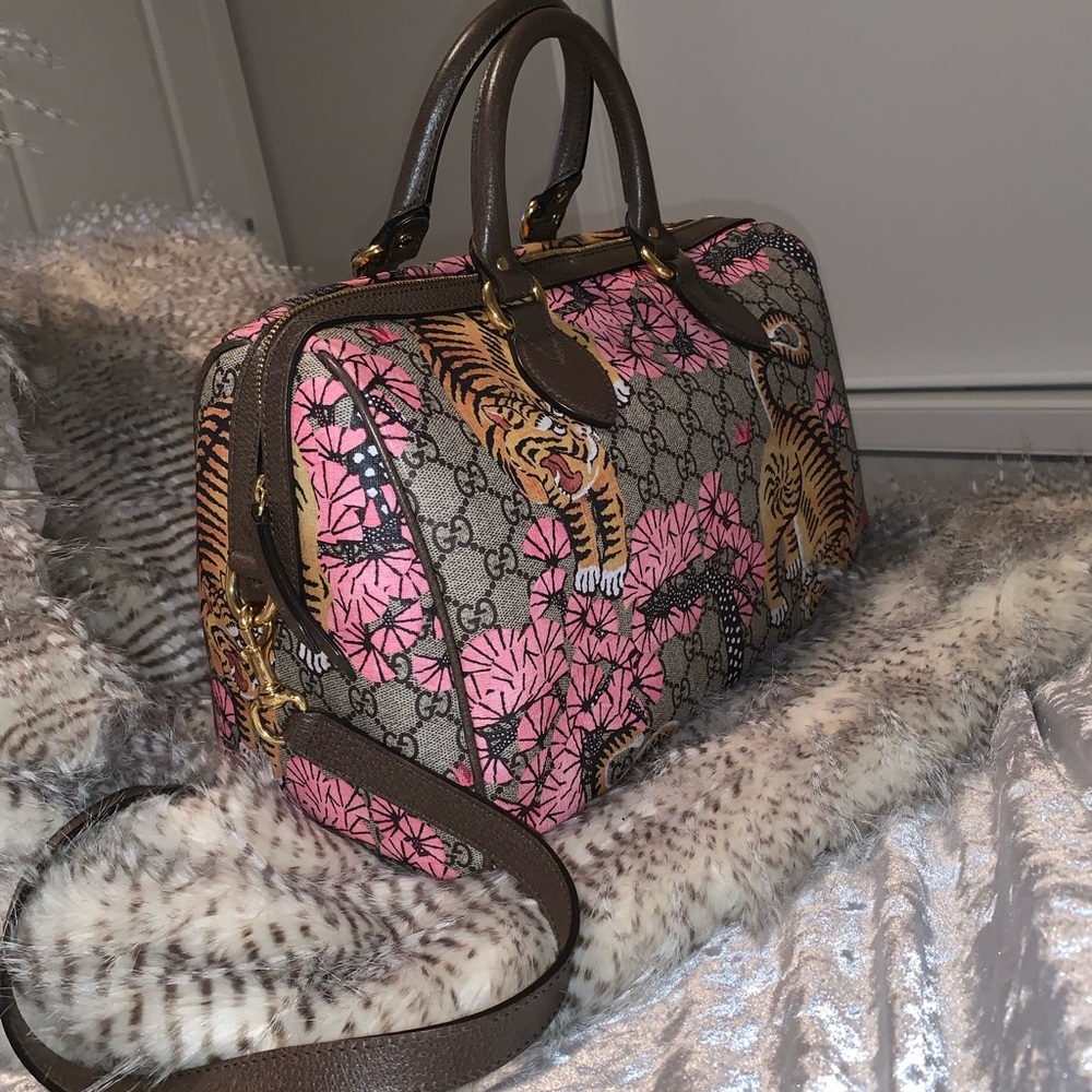 Authentic Gucci large Boston bag